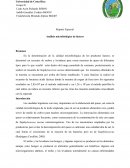 Reporte de microbiologia de lacteos