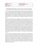 El profesional exitoso versus el ser humano exitoso
