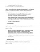 Políticas de seguridad de la información