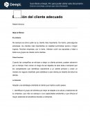 Elección del cliente adecuado