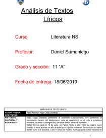 Analisis De Textos Liricos Ensayos Cerebro1612