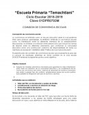 Plan de comisión de convivencia escolar