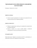 Aproximación de la oferta laboral a estudiantes de nivel medio