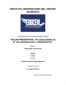 El autocuidado en la pre-adolescencia y adolescencia