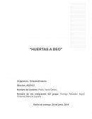 EMPRENDIMIENTO “HUERTAS A DEO”