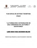 La formación e integración de una comunidad de lectores y escritores