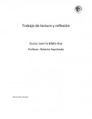 Curso: Leer la Biblia hoy