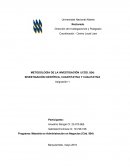 INVESTIGACIÓN CIENTÍFICA, CUANTITATIVA Y CUALITATIVA