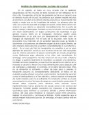 Análisis de determinantes sociales de la salud