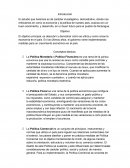 Economia y la política de nuestro país