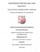 Cambios y precios de Góndolas