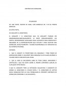 CONTRATO DE DONACION. EJEMPLO
