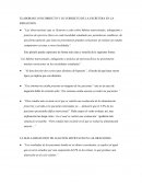 ELABORAR LO INCORRECTO Y LO CORRECTO DE LA ESCRITURA EN LA REDACCION