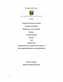 Programa de modificación de la conducta