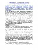 Acto del Dia de la Independencia