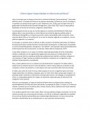 ¿Cómo lograr la imparcialidad en elecciones políticas?