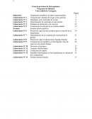 Lista de prácticas de Fisicoquímica Programa de Química