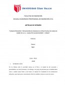 Concientización y prevención de riesgos de estructuras en casos de sismo