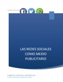 REDES SOCIALES COMO MEDIO DE COMUNICACIÓN MASIVA