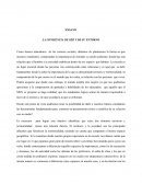 LA CONSIENCIA DE SER Y DE SU ENTORNO