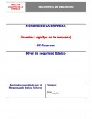 Cif-Empresa Nivel de seguridad Básico