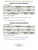 INFORME DE LA EVALUACIÓN DIAGNÓSTICA