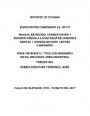 Guia de un Reporte de Estadia Euroccentro Camionero