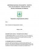Contextos de la Argumentación Jurídica