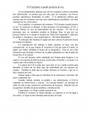 El Cid parte a pedir justicia al Rey