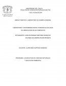 LABORATORIO: 5 DETERMINACION DEL PORCENTAJE DE AGUA DE HIDRATACION DE UN COMPUESTO