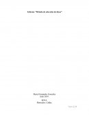 Informe "Método de selección de ideas"