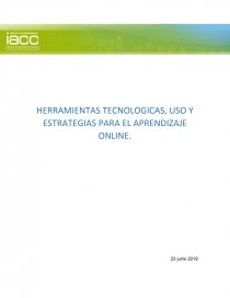 HERRAMIENTAS TECNOLOGICAS, USO Y ESTRATEGIAS PARA EL APRENDIZAJE ONLINE. Página 1
