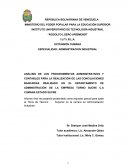 Caso empresa Torno Sucre C.A