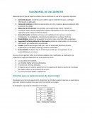 Taxonomía de incidentes