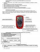 Guía uso del Multímetro