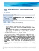 Fenómenos económicos en los procesos productivos de la sociedad