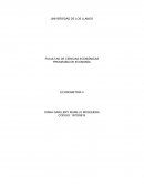 PROGRAMA DE ECONOMÍA ECONOMETRÍA