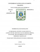 “EL PROCESO DE ATENCIÓN Y SU RELACIÓN EN LA SATISFACCIÓN DEL SERVICIO EN LOS USUARIOS DEL HOSPITAL EsSALUD, DEL AREA DE EMERGENCIA EN EL ULTIMO TRIMESTRE-TARAPOTO, 2017”