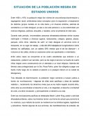 Situación de la población negra en Estados Unidos