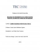 MEJORAS EN RENDIMIENTO EN COMPUTADORA PORTÁTIL DE MAS DE 9 AÑOS DE ANTIGUEDAD