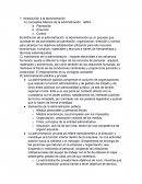 Proceso Administrativo. Conceptos básicos de la administración