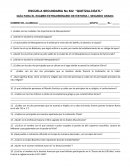 Examen extraordinario de historia de segundo de secundaria