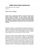 PSICOLOGIA-COMO AGUA PARA CHOCOLATE