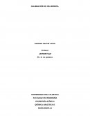 Calibracion de una bureta