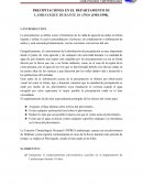 PRECIPITACIONES EN EL DEPARTAMENTO DE LAMBAYEQUE DURANTE 10 AÑOS (1981-1990)
