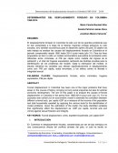 DETERMINANTES DEL DESPLAZAMIENTO FORZADO EN COLOMBIA 1985-2014