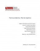 Técnica didáctica. Red de logística. Actividad. - Envío de tarjetas al cliente