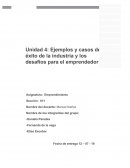 Ejemplos y casos de éxito la industría y los desafios para el emprendedor