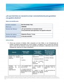 ¿En qué dominios es necesario actuar conscientemente para garantizar una gestión efectiva?