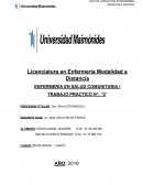 ENFERMERÍA EN SALUD COMUNITARIA I TRABAJO PRACTICO N°: “2”